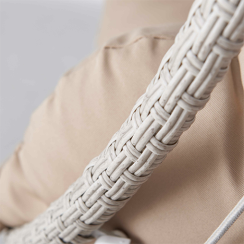 Balansoar suspendat de tip cocon JAMIE Sand – Relaxare ergonomicã și confort premium [2]