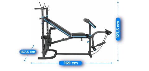 Bancă profesională pentru antrenament intens Thunder VIGOR-B [2]