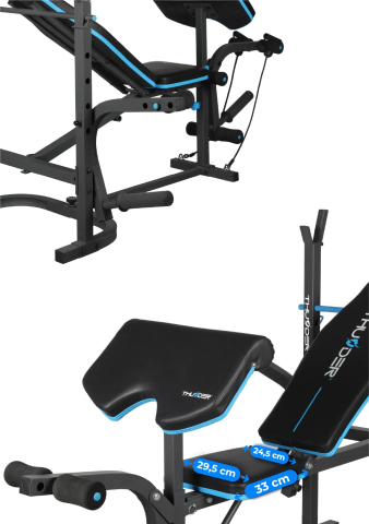 Bancă profesională pentru antrenament intens Thunder VIGOR-B [1]