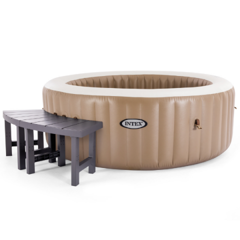 Banca rotundă INTEX pentru SPA jacuzzi gonflabil 124x48x42 cm [4]