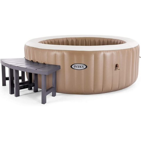 Banca rotundă INTEX pentru SPA jacuzzi gonflabil 124x48x42 cm [7]