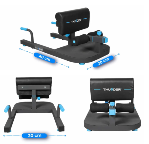 Скамья THUNDER TENZ для приседаний – Многофункциональная, устойчивая и идеальная для тренировок дома или в зале! [3]