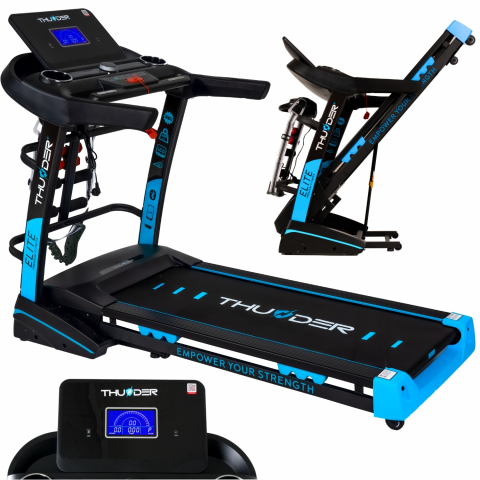 Banda de alergare electrica THUNDER ELITE-DS, WiFi, 22km, 200kg Black [2]