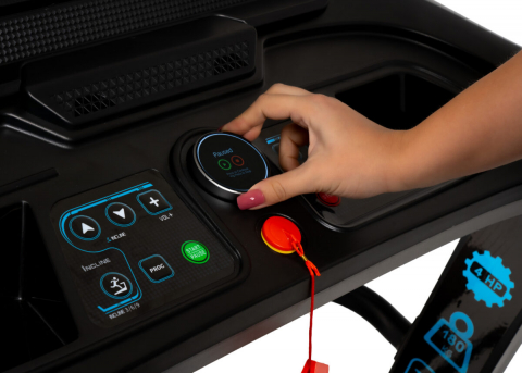 Banda de alergare electrica THUNDER FLEX-DS, WiFi, Viteza maxima 20km/h, maxima suportata 180kg, Black [3]