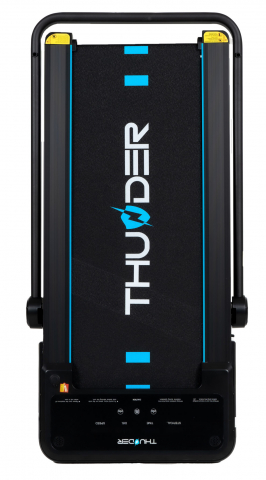 Электрическая беговая дорожка THUNDER IMPACT-BLACK — Мощность и комфорт для домашних тренировок [6]