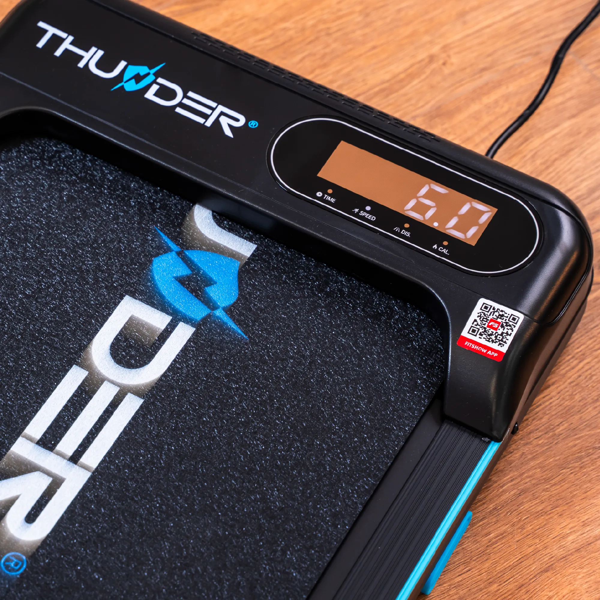 Беговая дорожка электрическая THUNDER®️ KINDI-BLACK – компактный, функциональный и стильный тренажёр [7]