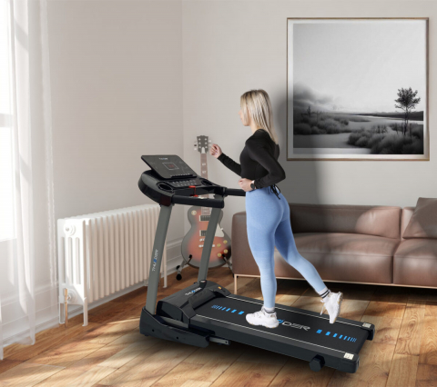 Banda de alergare electrica THUNDER NETO, Viteza maxima 18km/h, maxima suportata 120kg, Black [1]