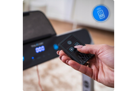 Banda de alergare electrică THUNDER RACE-SILVER – Fitness puternic acasă până la 14 kmh cu sarcină maximă 130 kg! [5]