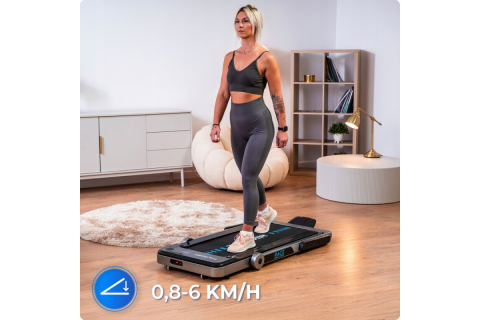 Banda de alergare electrică THUNDER RACE-SILVER – Fitness puternic acasă până la 14 kmh cu sarcină maximă 130 kg! [12]