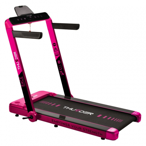 Беговая дорожка THUNDER® RACE-PINK — Элегантность и мощность для домашних тренировок [5]
