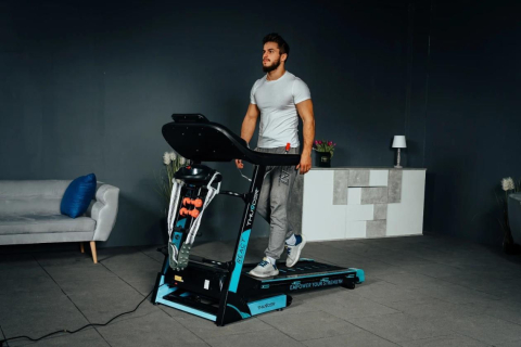 Электрическая беговая дорожка THUNDER® REACT-DS-BLACK – мощь, надёжность и тренировки профессионального уровня! [1]