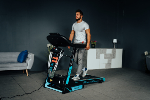 Электрическая беговая дорожка THUNDER® REACT-DS-BLACK – мощь, надёжность и тренировки профессионального уровня! [9]