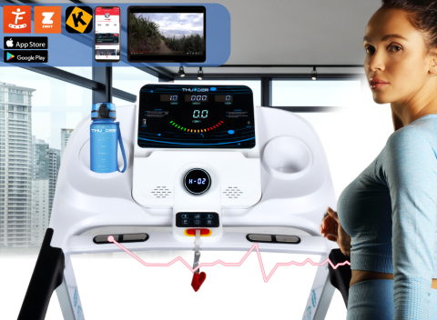 Электрическая беговая дорожка THUNDER REACT-S-WHITE [5]