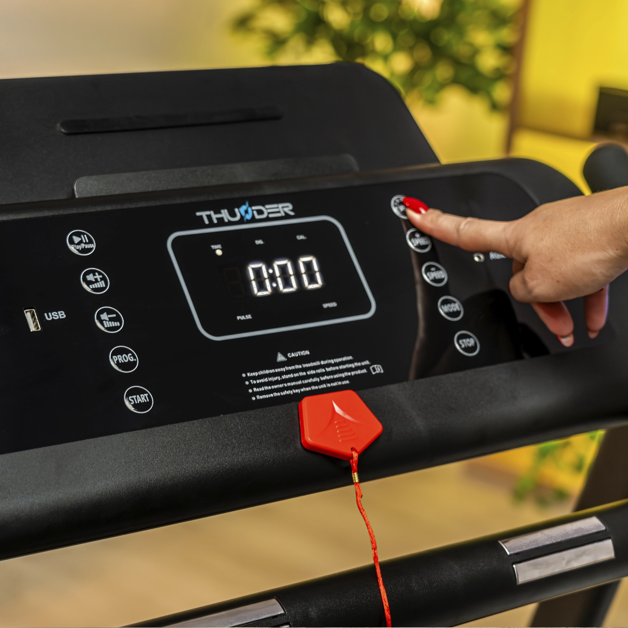 Bandă de alergare electrică Thunder REVO-BLACK – Antrenamente profesionale compacte și conectate acasă! [6]