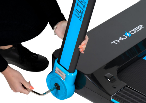 Banda de alergare electrica THUNDER ULTRA, Viteza maxima 16km/h, maxima suportata 160kg, Black [1]