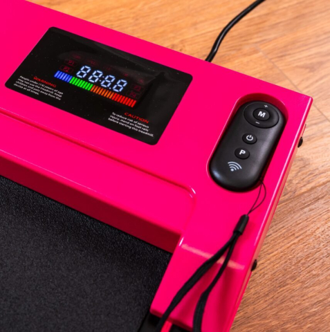 Беговая дорожка электрическая THUNDER VIVA Розовая – Умный фитнес и компактность для комфорта дома! [4]