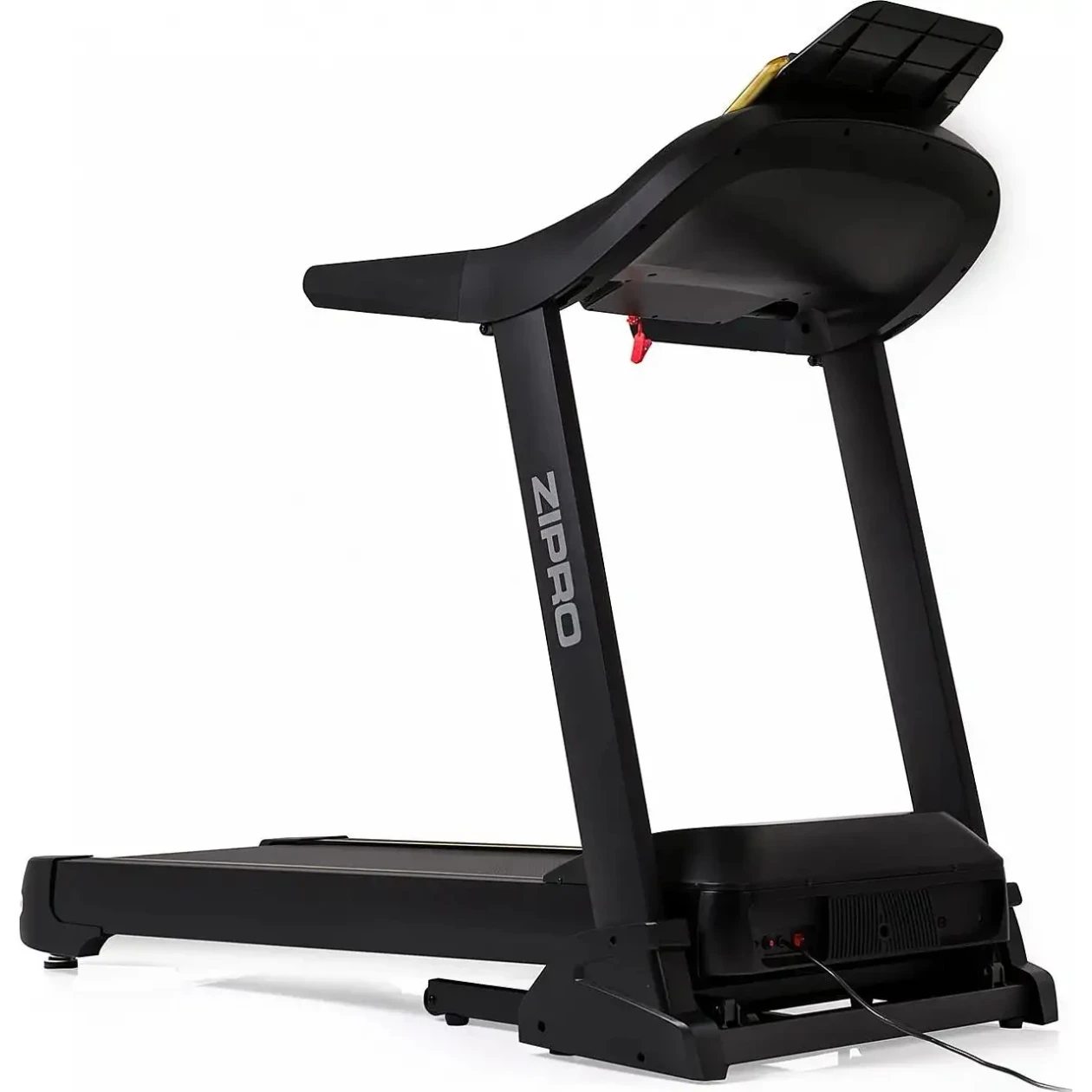Bandă de alergat electrică Zipro Pacemaker Gold iConsole+ (3 CP, Viteza max. 18 km/h, Sarcină max. 150 kg, Înclinare 0-15°, Wi-Fi, Pliabilă, Negru/Gold) [5]