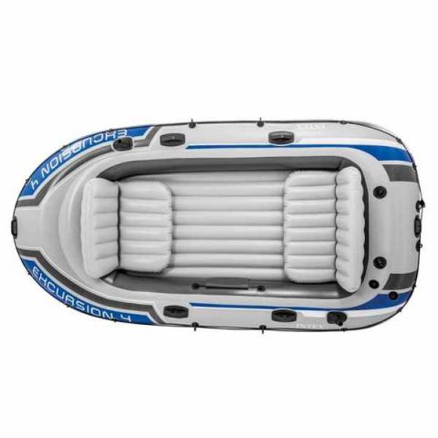 Barca gonflabilă INTEX Excursion 4 – ideală pentru aventuri pe apă cu familia sau prietenii [4]