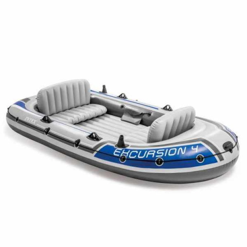 Barca gonflabilă INTEX Excursion 4 – ideală pentru aventuri pe apă cu familia sau prietenii [3]