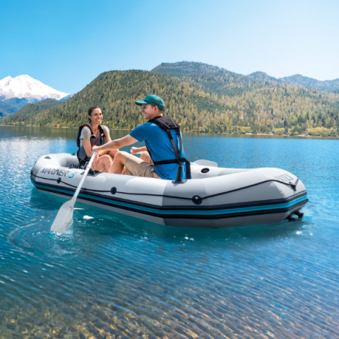 Barca gonflabilă “Mariner 3” cu vâsle și pompă, 297x127x46 cm, până la 400 kg [16]