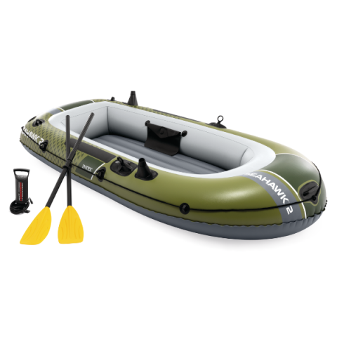 Barci Gonflabile - Barca gonflabilă “Seahawk 2” cu vâsle și pompă, 236x114x41 cm, până la 240 kg