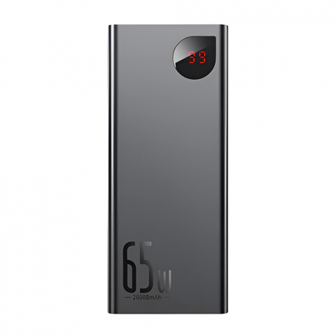 Cu fir - Baseus Power Bank Adaman 20000mAh QC 65W, Black