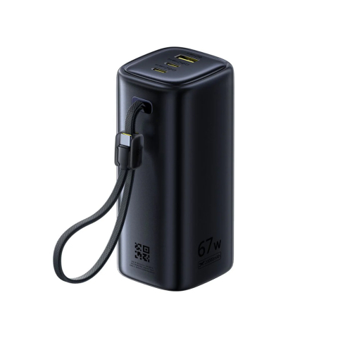 Baterie externă Baseus EnerGeek GX11 MiFi Power Bank 20000mAh 67W cu cablu Type-C (0.3m) și Hotspot 4G LTE, Cosmic Black [2]