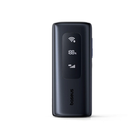 Baterie externă Baseus EnerGeek GX11 MiFi Power Bank 20000mAh 67W cu cablu Type-C (0.3m) și Hotspot 4G LTE, Cosmic Black [1]