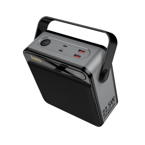 Baterie externă / Power Bank Hoco J161 Power (80000 mAh, 22.5W + PD 20W, Lanternă LED, Negru/Gri) [1]