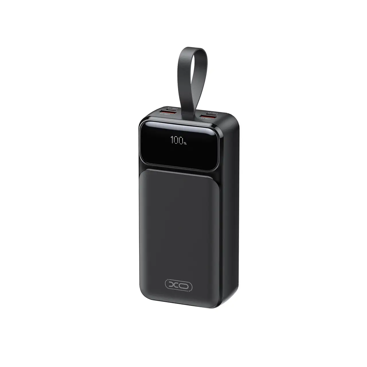 Electronice - Baterie externă / Power Bank XO PR298 65W Digital Display (30000mAh, Fast Charge, USB-C 65W PD, USB-A 22.5W, Negru)