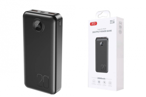 Cu fir - Baterie Externă PR239 USB-C 20W/USB-A 22.5W, 20000mAh, Încărcare Rapidă Digitală