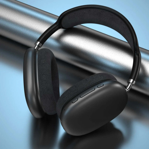 BE25 Stereo Wireless Headphone black [2]