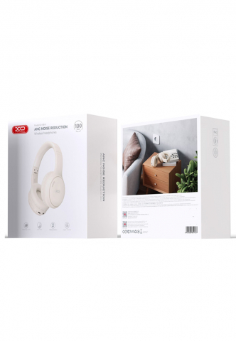 BE41 Star Mist ANC Noise Cancelling Folding Headband Bluetooth Headset white [1]