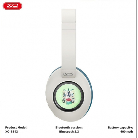 BE43 Lion Dancing Folding Headband Bluetooth Headset green [2]