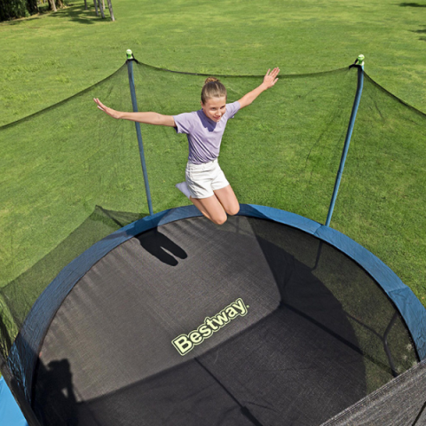 Bestway Trambulină cu Arcuri și Protecție Xtreme Air, 366 x 278 cm, până la 100 kg [1]