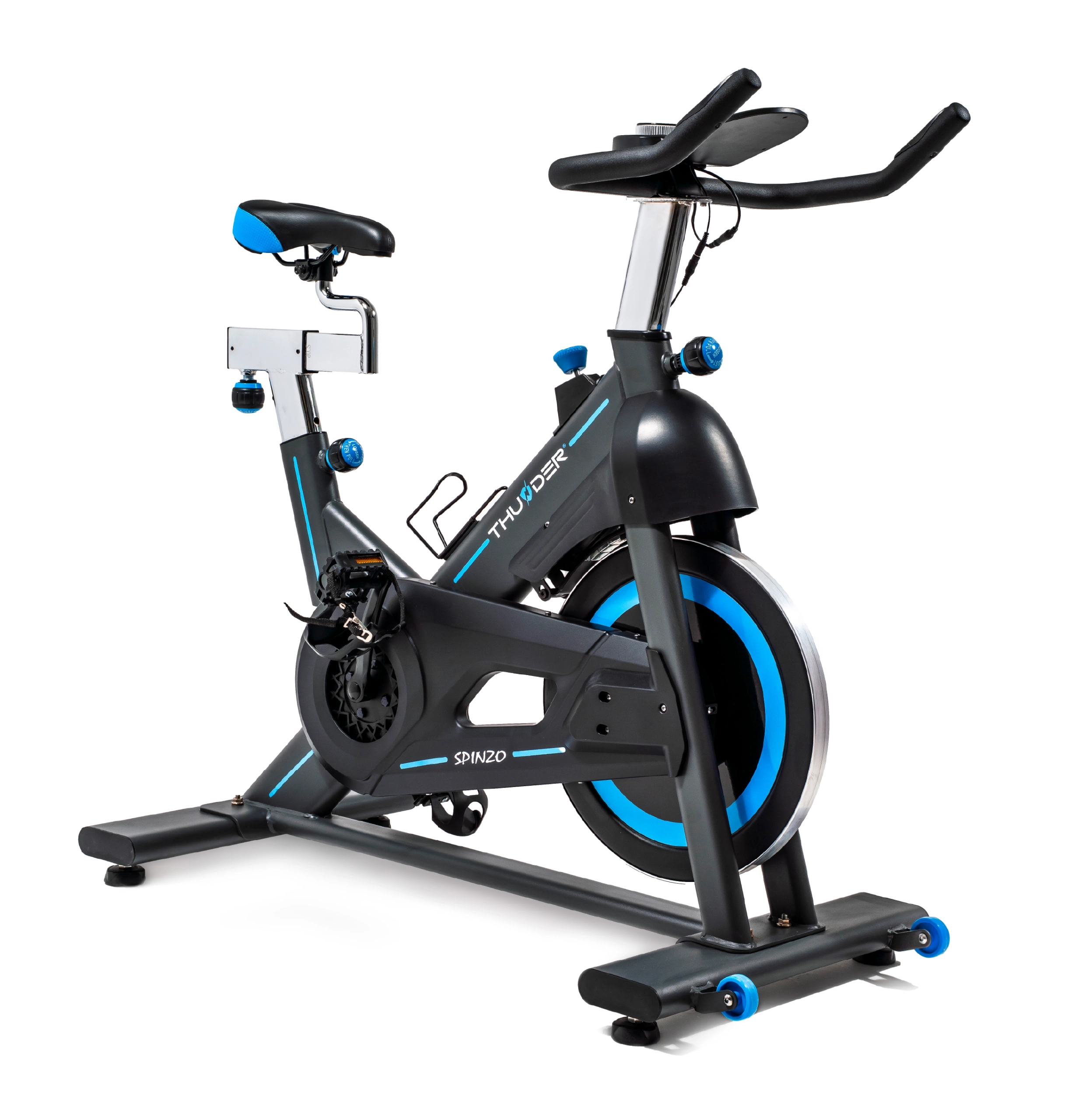 Biciclete fitness - Механический велотренажёр THUNDER® SPINZO – интенсивные тренировки дома