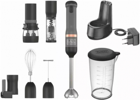 Blender cu accumalator BCKM1016KSG (Grey) 6in1 [3]