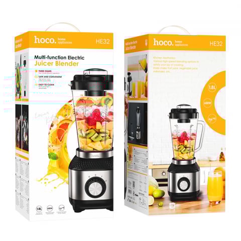 Blender Electric HE32 – 1.8L, 600W, Performanță Puternică pentru Sucuri și Smoothie-uri [2]