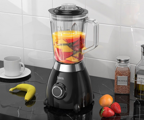 Blender Retro Electric HE33 – 1.5L, 500W, Design Elegant din Inox și Sticlă [1]
