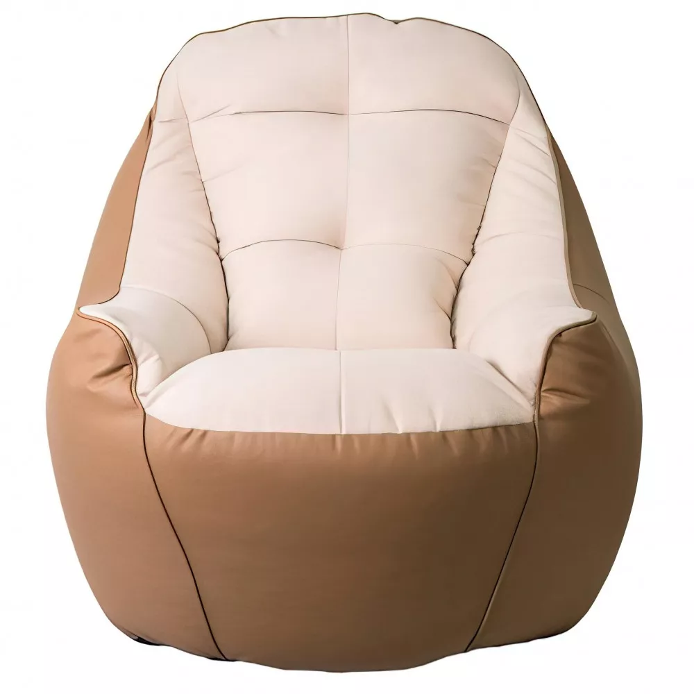 Fotoliu fără carcasă BigBoss Maro-Roz – Eleganță caldă și confort boem [1]