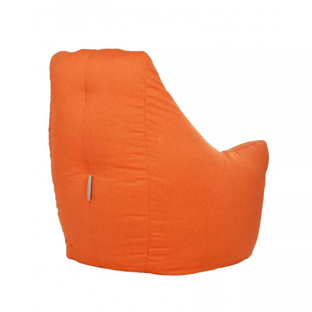 Кресло без каркаса (Bean Bag) BigBoss, Велюр Оранж [1]