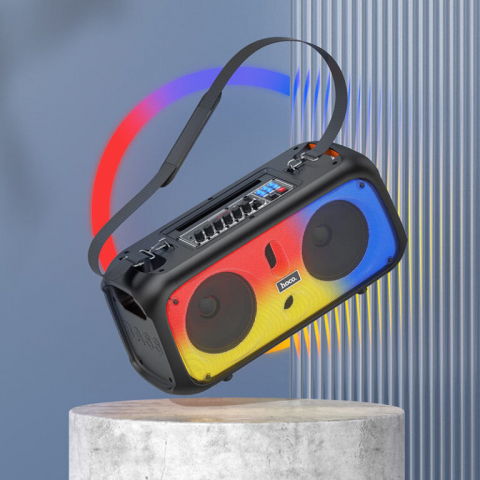 Boxă Portabilă BS54 Party – Sunet Puternic, Distracție Completă, Microfoane Incluse! [3]
