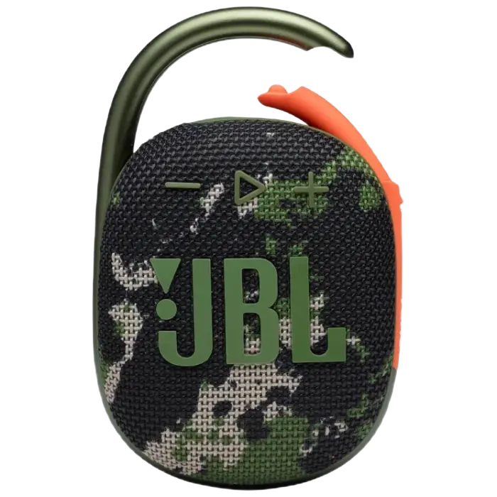Boxe portabile - Boxă portabilă JBL Clip 4 Camuflaj – Sunet puternic și rezistență extremă în format ultra-compact!
