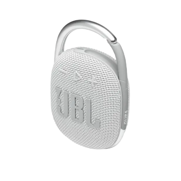 Boxă portabilă JBL Clip 4 Alb – Sunet clar și rezistență extremă în format ultra-compact! [1]