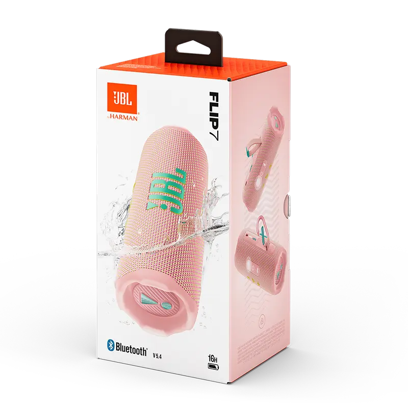 Boxă portabilă JBL Flip 7, Roz [12]