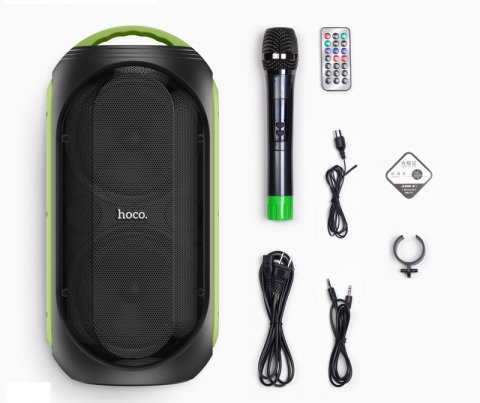 Boxă Portabilă Wireless DS33 – 30W, Bluetooth 5.0, Karaoke, Lumini RGB, Microfon UHF [6]