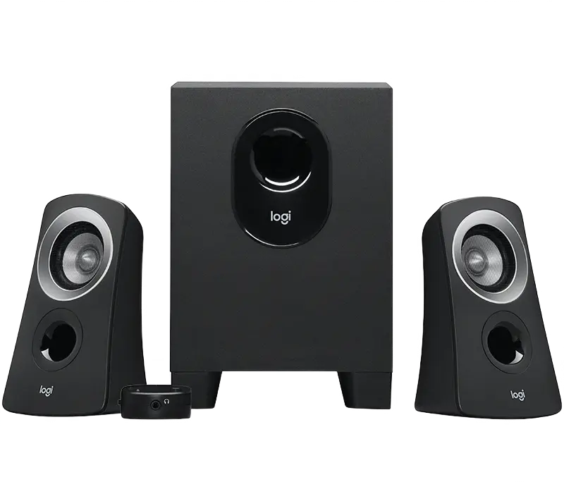 Calculatoare - Boxe Logitech Z313, 2.1/25W RMS, Wired RC, Black
