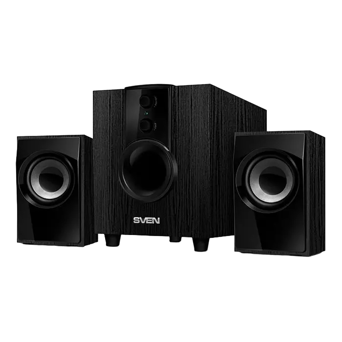 Boxe PC - Boxe SVEN "MS-107" Black, 10w / 5w + 2x2.5w / 2.1
