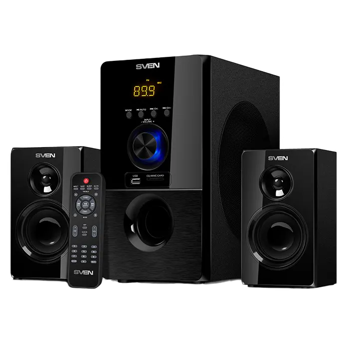 Electronice - Boxe pentru calculator 2.1 SVEN MS-2050, Negru
