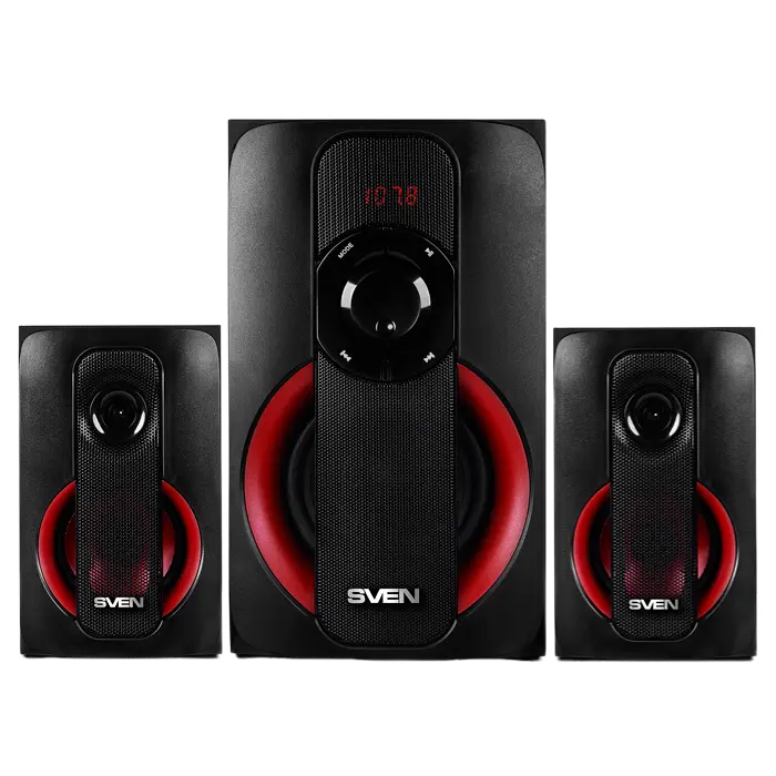 Boxe SVEN "MS-304" SD-card, USB, FM, remote control, Bluetooth, Black, 40w/20w + 2x10w/2.1 [1]